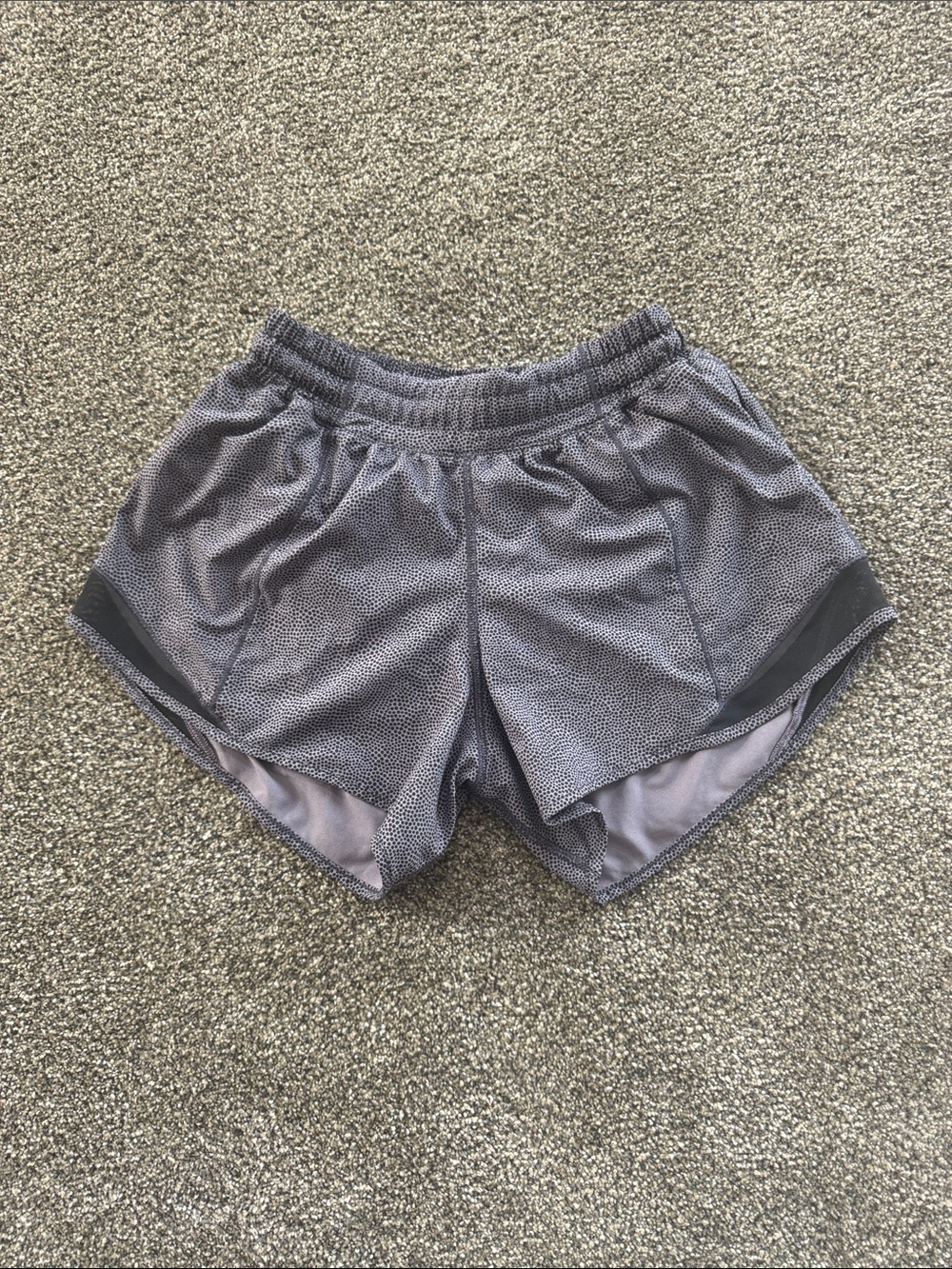 lululemon athletica Hottie Hot Athletic Shorts with Black Trim